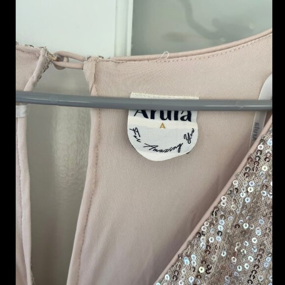 Arula Reign Glitter Sequin Formal Midi Dress Size A/1X - Picture 7 of 7